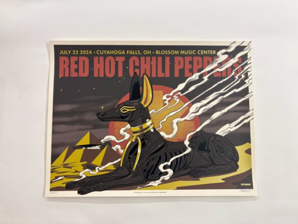 Red Hot Chili Peppers Cuyahoga Falls - Tour Poster (Main Edition)