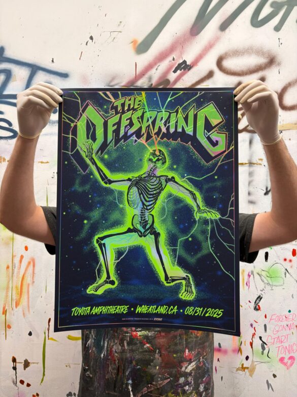NYCHOS X THE OFFSPRING TOUR POSTER - FOIL
